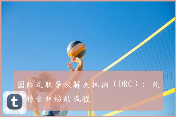 国际足联争议解决机构(DRC):处理转会纠纷的流程